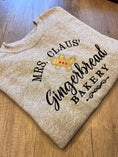 Load image into Gallery viewer, Mrs Claus’ Gingerbread Bakery Christmas Sweatshirt
