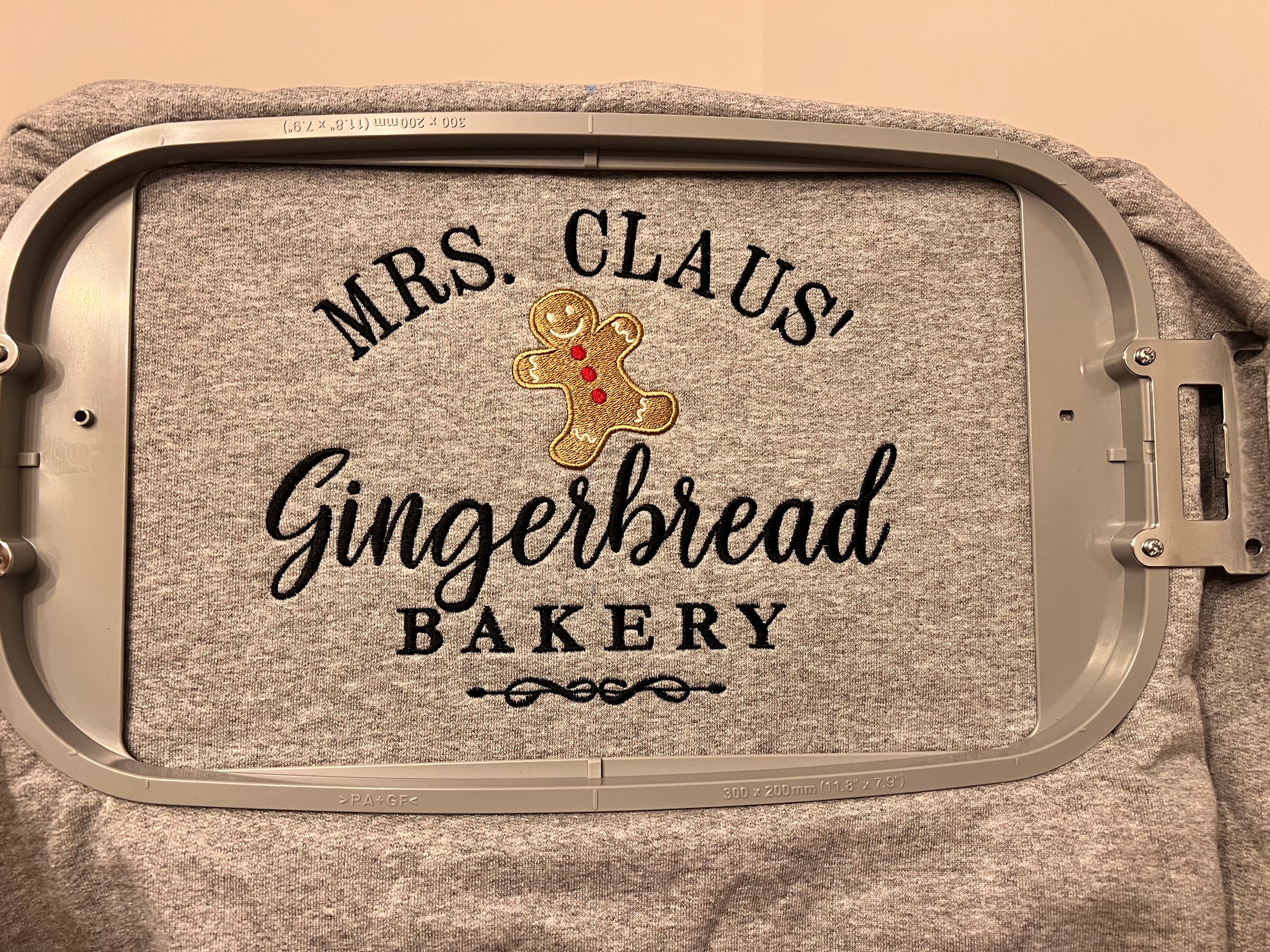 Mrs Claus’ Gingerbread Bakery Christmas Sweatshirt