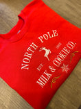 Load image into Gallery viewer, North Pole Milk & Cookie Co. Christmas Sweatshirt
