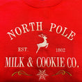 Load image into Gallery viewer, North Pole Milk & Cookie Co. Christmas Sweatshirt
