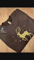 Load and play video in Gallery viewer, Magical Reindeer Sparkle Christmas Sweatshirt
